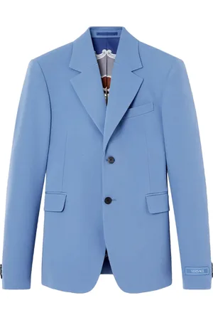 VERSACE Single-breasted wool blazer