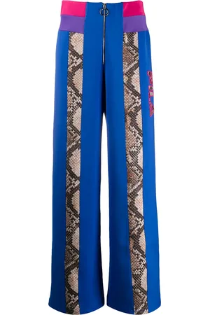 Fila Panelled logo wide-leg trousers