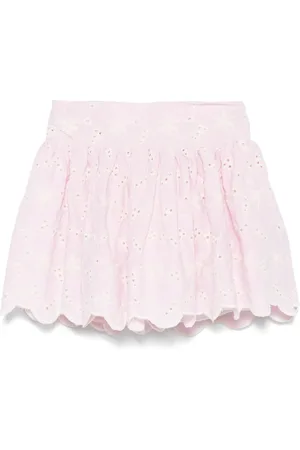 MISS GRANT Broderie-anglaise skirt