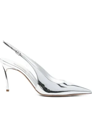 Casadei 90mm metallic pumps