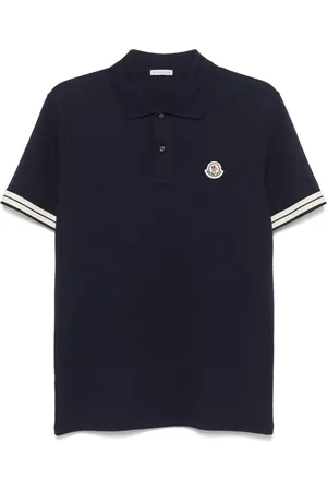 Moncler Logo-patch piqué polo shirt