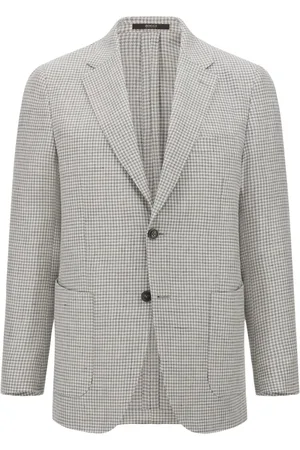 Boggi Milano Houndstooth-pattern blazer