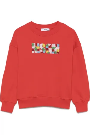 Msgm Beaded-logo sweatshirt