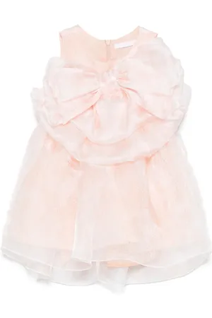 MISS GRANT Bow appliqué dress