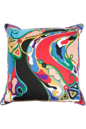 Puccini Orchidee and Iride-print cushion (52cm x 52cm)