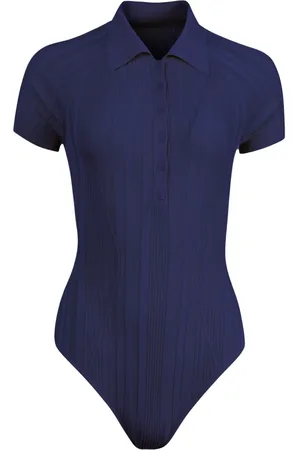 FLEUR DU MAL Ribbed bodysuit