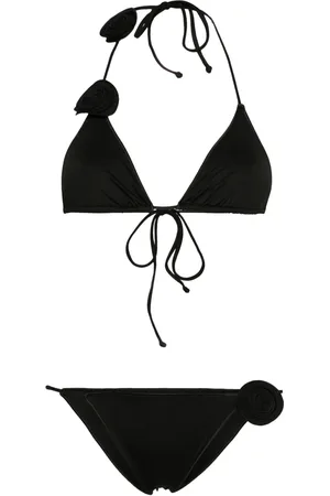 LA REVECHE Floral-appliqu?? bikini