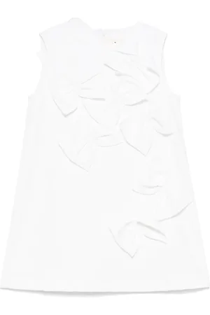 Simonetta Bow-detailed dress