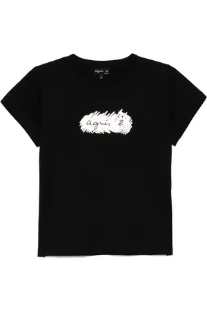 AGNÈS B. Screen-printed brando T-shirt