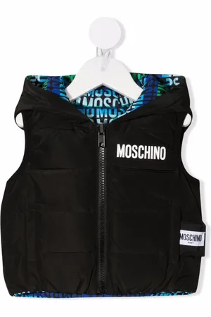 Moschino Logo-print hooded gilet
