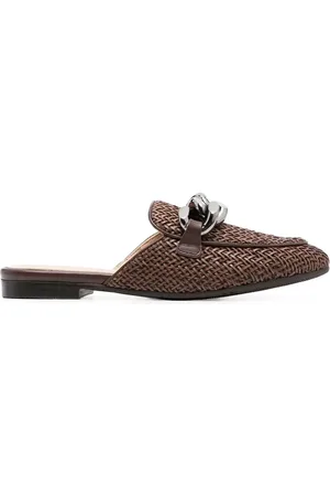 Casadei Chain-detail slip-on mules