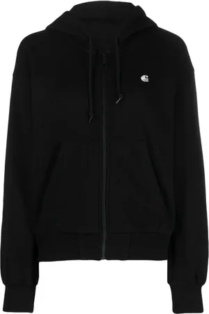 Carhartt Logo-embroidered zip-up hoodie