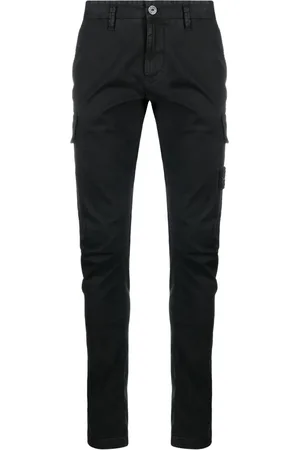 Stone Island Stretch-cotton tapered-leg trousers