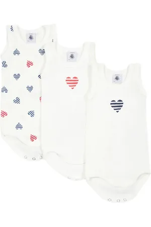 Petit Bateau Cotton bodies set