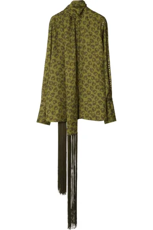 Burberry Paisley-print silk shirt