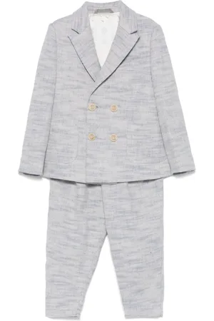 ELEVENTY M??lange-effect suit