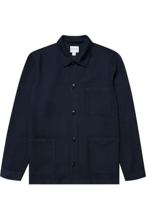 Sunspel Button-down shirt jacket