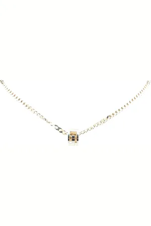 Gucci 2000-2024 Sterling G Cutout Ring Pendant Necklace costume necklace