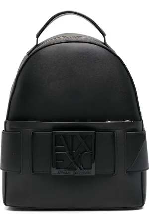 Armani Exchange Logo-plaque backpack