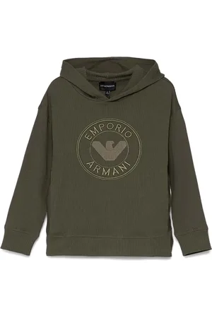 Emporio Armani Logo-embroidered hoodie