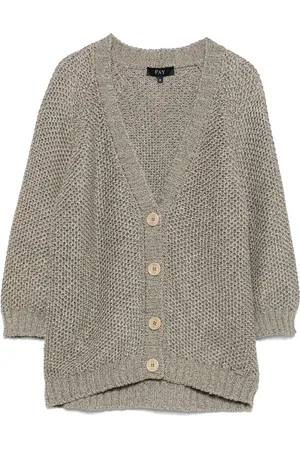 FAY Lurex-detail cardigan