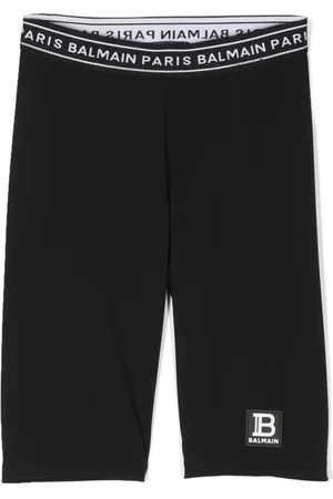 Balmain Logo-waistband leggings