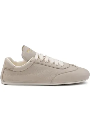 Prada Logo-print leather sneakers