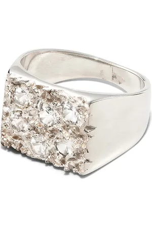 Bleue Burnham Grand Rose Garden sapphire signet ring