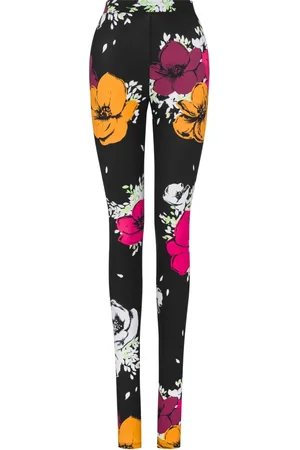 Moschino Floral-print leggings