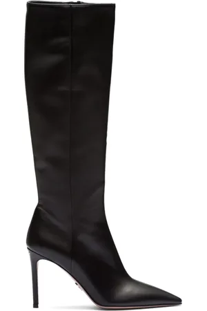 Prada 95mm knee-high nappa leather boots
