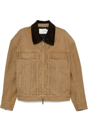 Feng Chen Wang Washed-canvas jacket