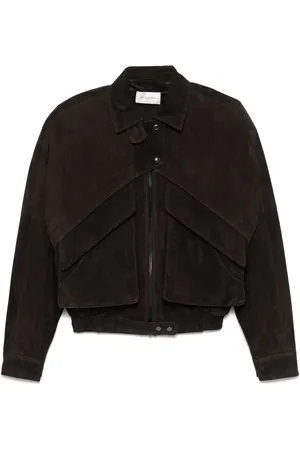MAGDA BUTRYM Suede bomber jacket