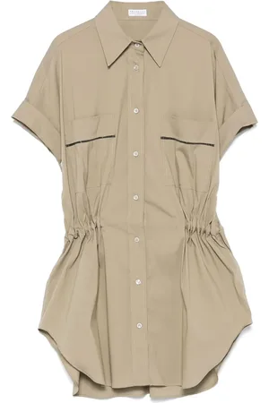 Brunello Cucinelli Bead-detail shirt