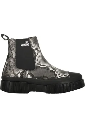 Moschino Python-print boots
