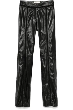 BLUMARINE Leather trousers
