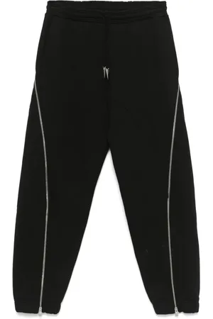 MUGLER Fleece zip track pants