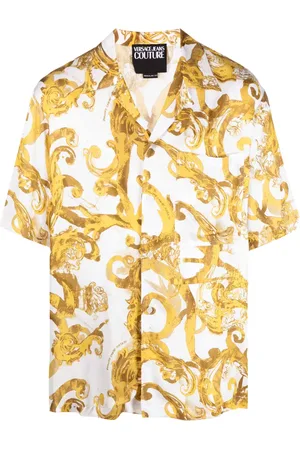 VERSACE Barocco-print short-sleeve shirt