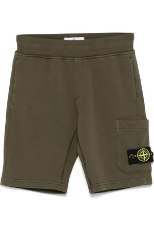 Stone Island Compass-badge track shorts