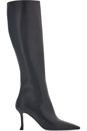Salvatore Ferragamo Pointed-toe leather boots