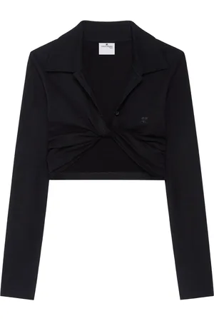 Courrèges Twist-detailing top