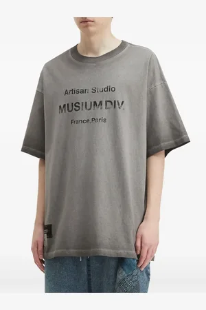 Musium Div. Graphic-print oversized T-shirt