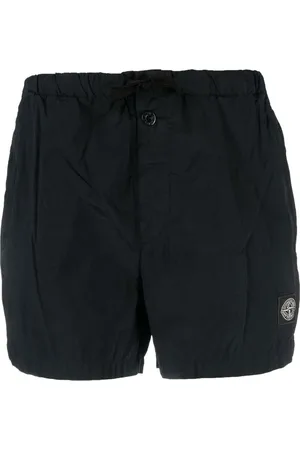 Stone Island Logo-patch detail swim shorts