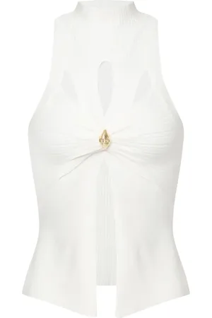 Elisabetta Franchi Cut-out tank top