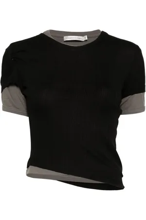 CHRISTOPHER ESBER Ribbed T-shirt