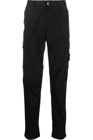 Stone Island Compass-motif tapered trousers