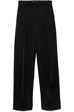 DAVID KOMA Satin tailored trousers