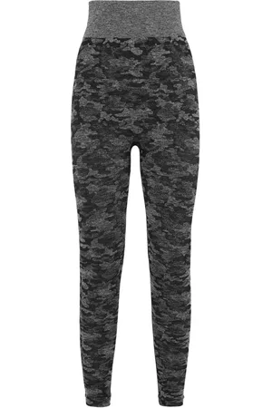 Philipp Plein Camouflage-print performance leggings