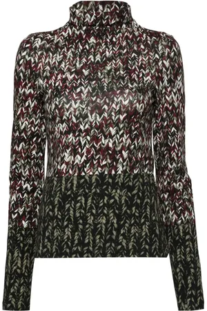 Loewe Knit-print long-sleeve top