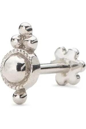 Maria Tash 18kt gold Ball Trinity single earring