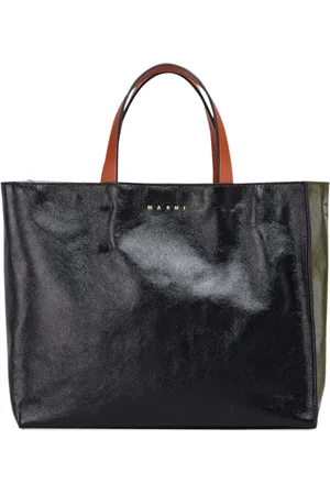 Marni Small Museo leather tote bag